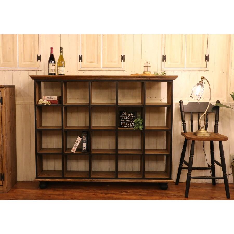 日本製】クラシック・スクエア両面ラック・W1500 クラシック 収納棚