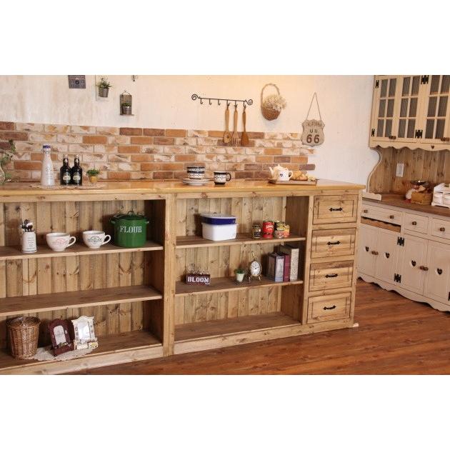 L型カウンター・2640×1100 キャビネット オーダーメイド キッチン収納