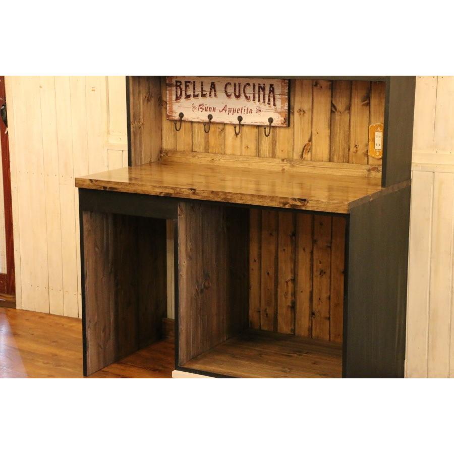 日本製】 ニューヨークスタイル ディスプレイ キャビネット W1200