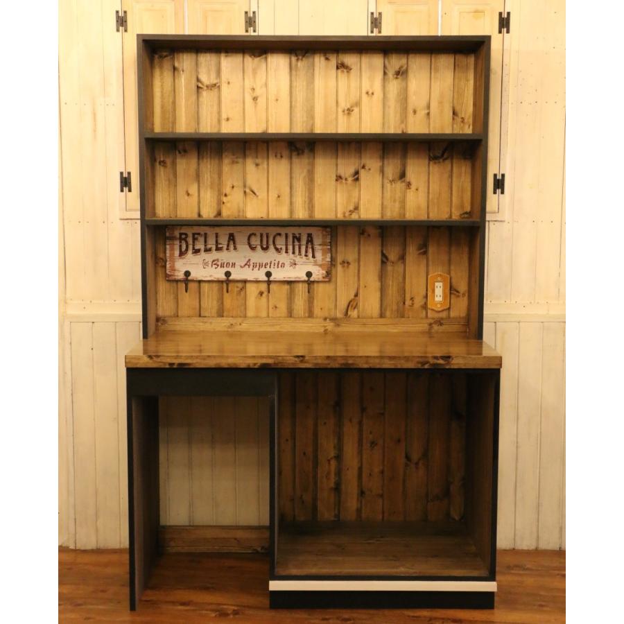 日本製】 ニューヨークスタイル ディスプレイ キャビネット W1200