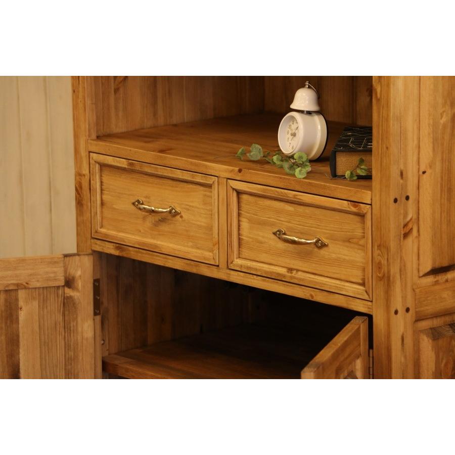 2チェスト オープン クラシック キャビネット W800 オーダー家具