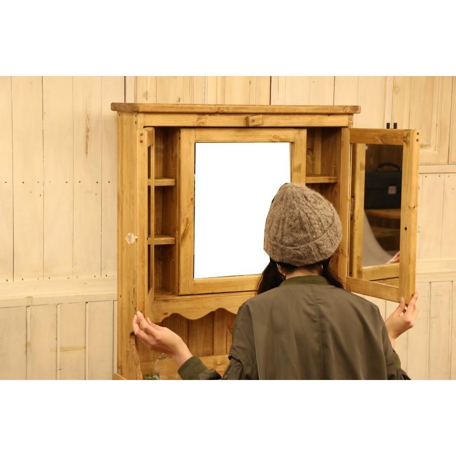 カントリー 3ミラー ドレッサー チェア付き オーダーメイド カントリー