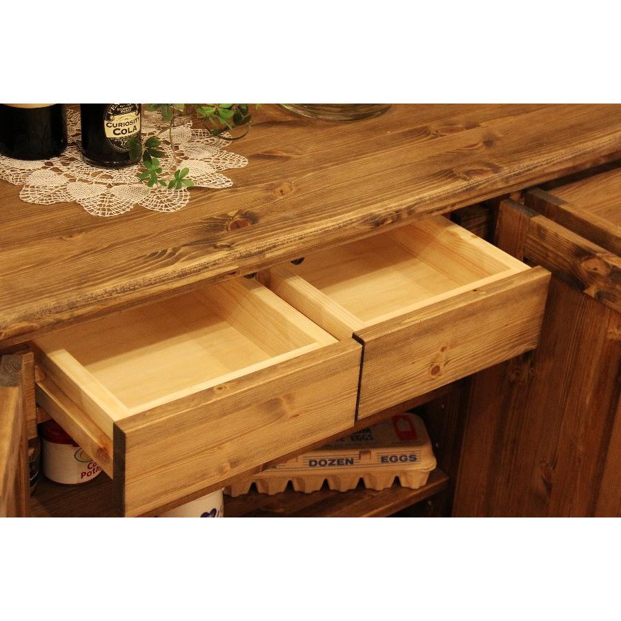 クラシック 5ガラスドア カップボード W1700 オーダー家具 サイズ変更