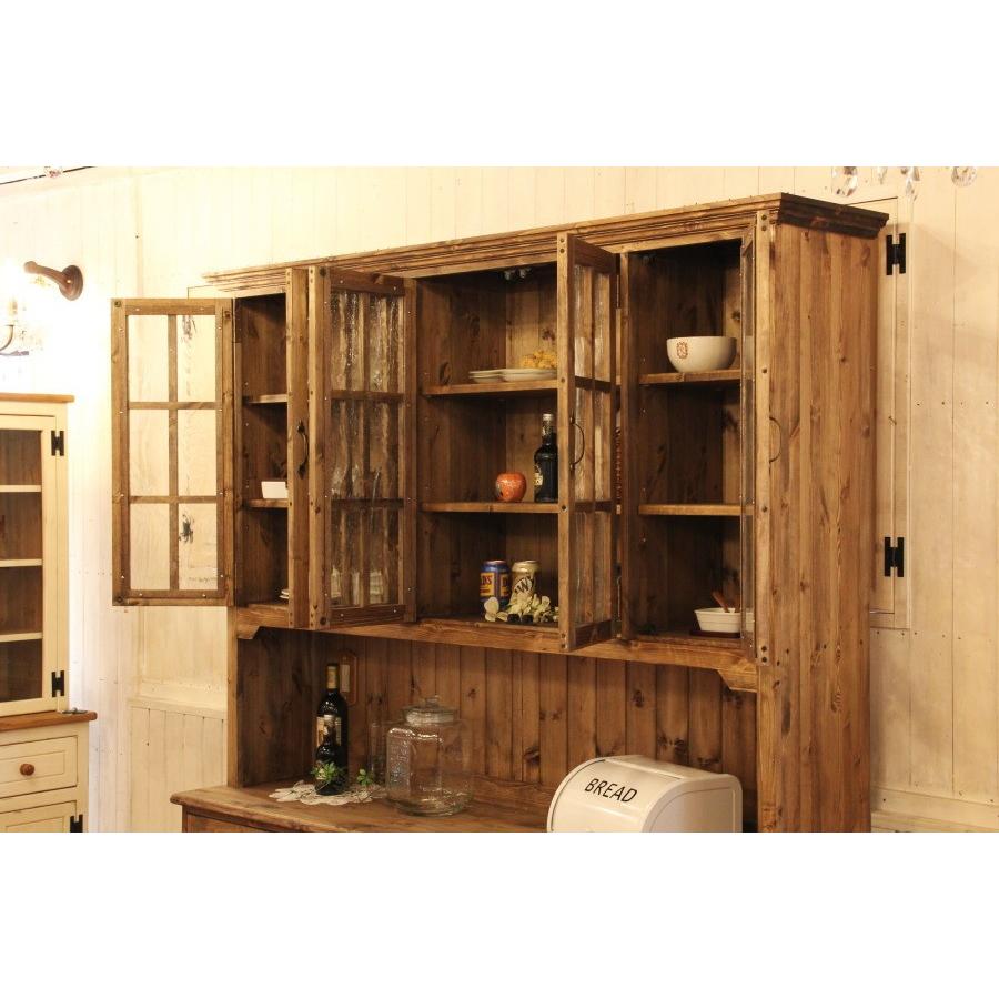 大塚家具  ウェールズ クラシックカップボード 食器棚 アンティーク クラシック 5ガラスドア カップボード W1700 オーダー家具 サイズ変更