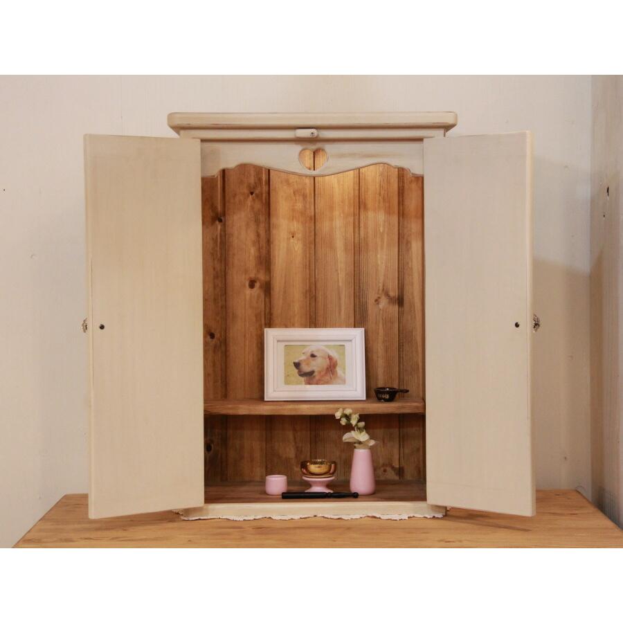 お仏壇 ミニ サイズ 日本製 手作り 木 木製 無垢 ナチュラル オーダー