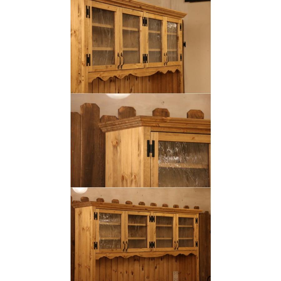 カップボード 幅159 日本製 カントリー 家具 手作り 木 木製 北欧 無垢 パイン材 パントリー レンジ台 白 ナチュラル おしゃれ かわいい 食器 棚 収納 キャンドールインテリア 通販 Yahoo ショッピング