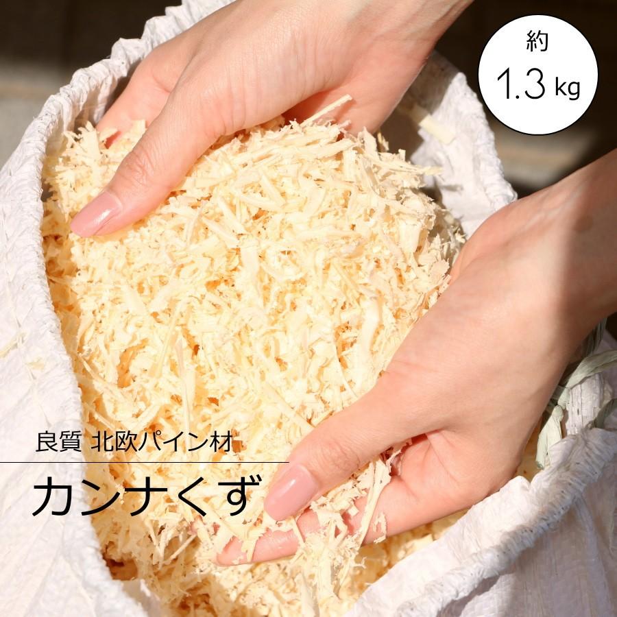 カンナくず 北欧パイン材おがくず 約1.3kg 廃棄油吸着 堆肥 クッション
