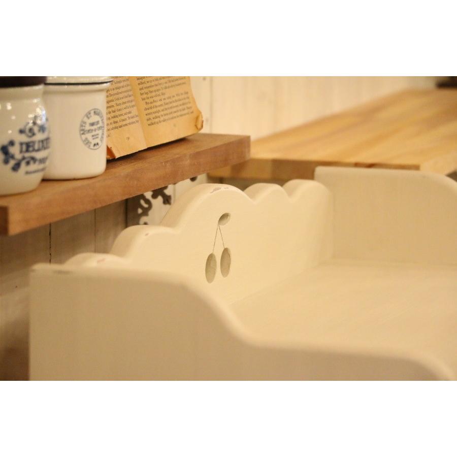 NC 本棚 さくらんぼ チェリー 完成品 北欧 無垢 パイン材 本 DVD 奥行