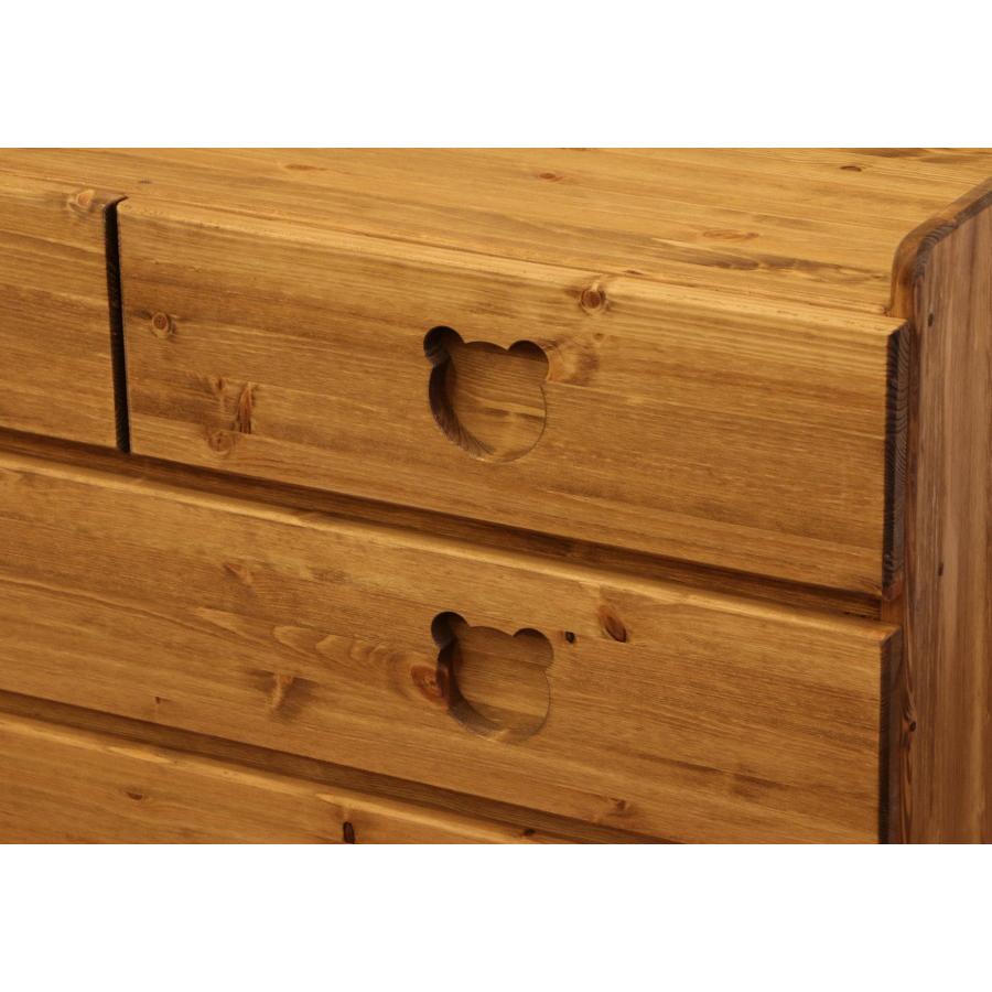 ベビー チェスト うさぎ オーダーメイド カントリー家具 完成品 選べる