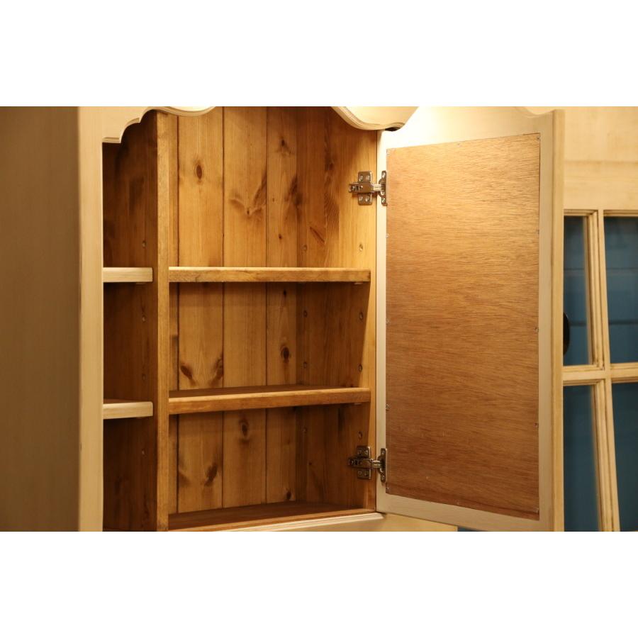 LED付き 洗面台 幅75 カントリー家具 オーダー家具 北欧 無垢