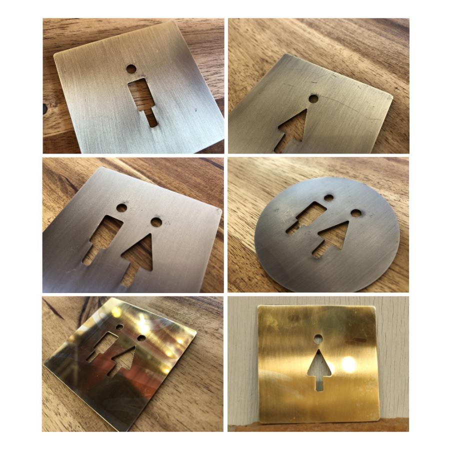 サインプレート プレート トイレ サイン 表札 札 案内 ドア レトロ