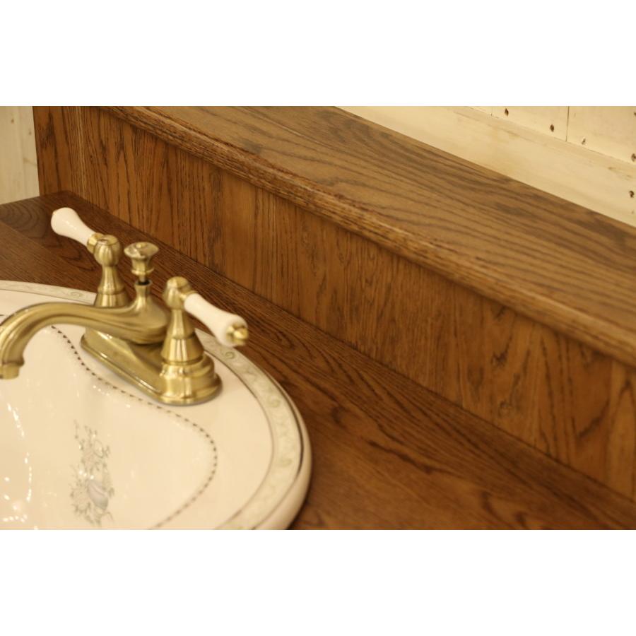 オーク材使用】洗面台 クラシック ウォッシュキャビネット W840