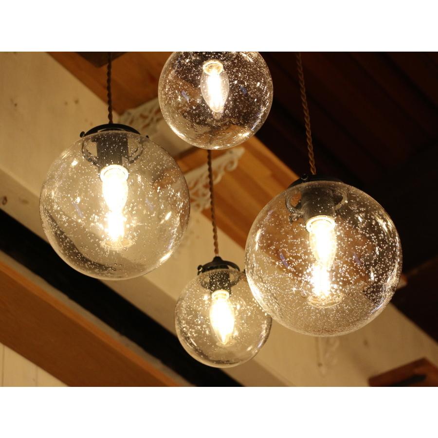 LED電球付き】Sparkle・4灯ペンダントランプ(スパークル・4灯