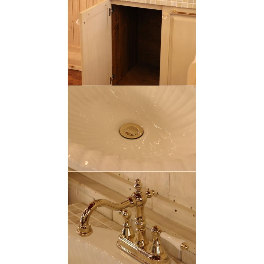 タイル ウォッシュキャビネット W750 75cm 洗面台 日本製 収納