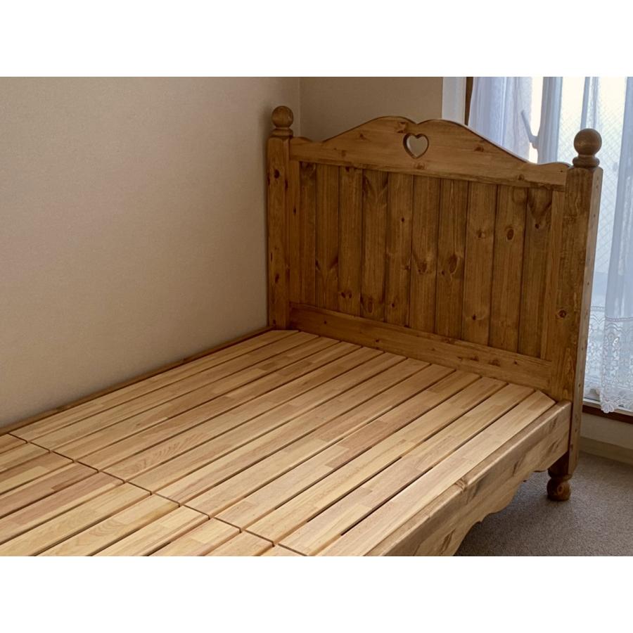 カントリー シングル ベッド 寝具 木製 無垢 北欧 パイン材 北欧パイン
