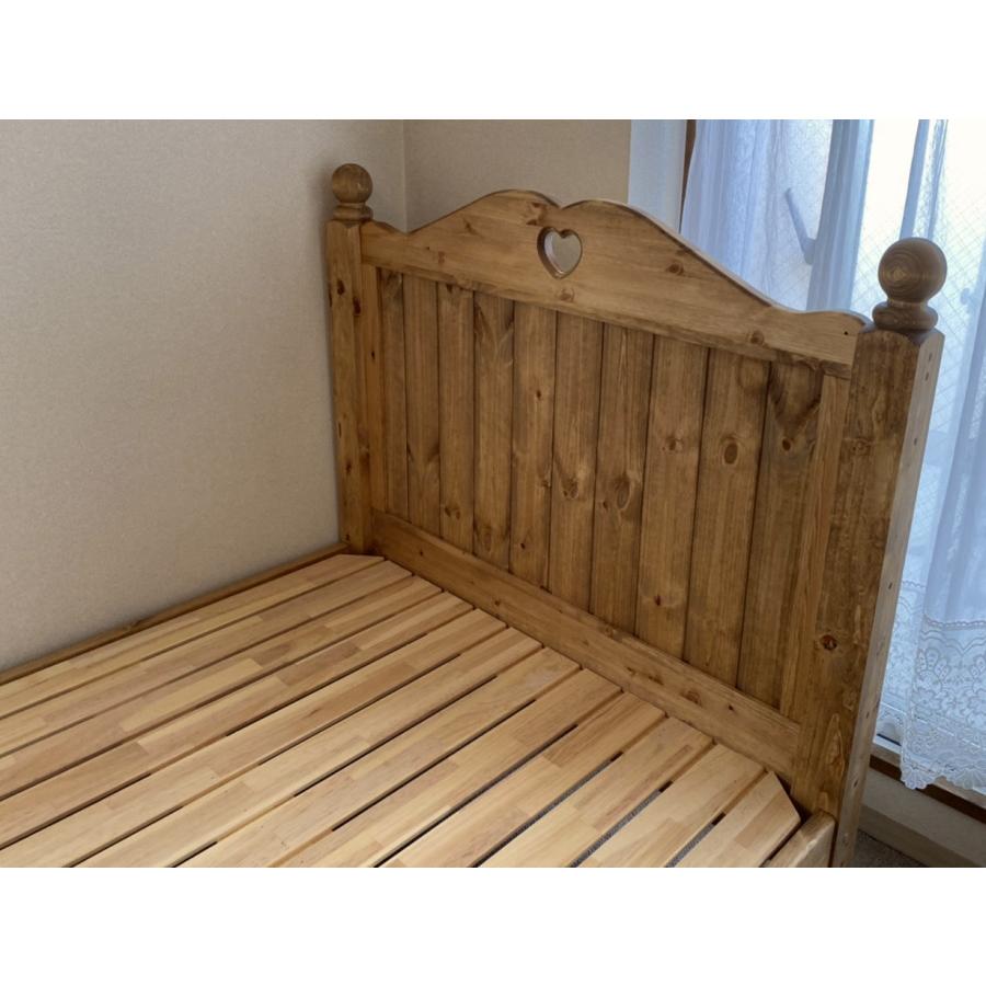 カントリー シングル ベッド 寝具 木製 無垢 北欧 パイン材 北欧パイン