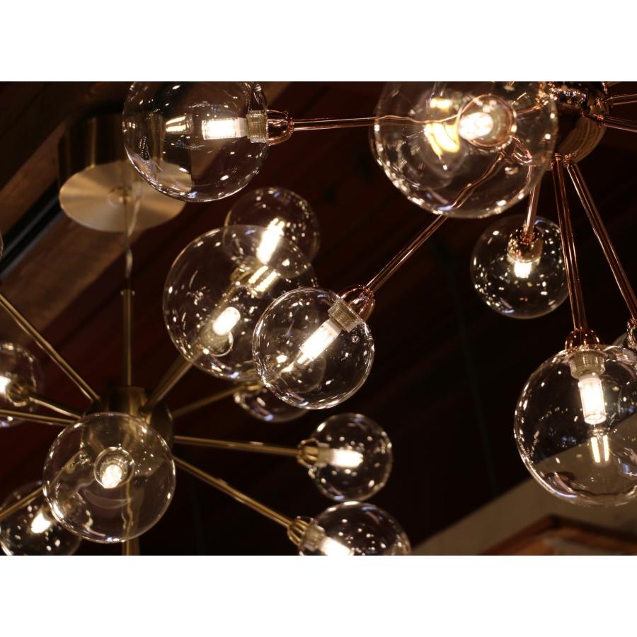 LED 付き 】13灯 バブルシャンデリア - Bulle ブル バブル ガラス