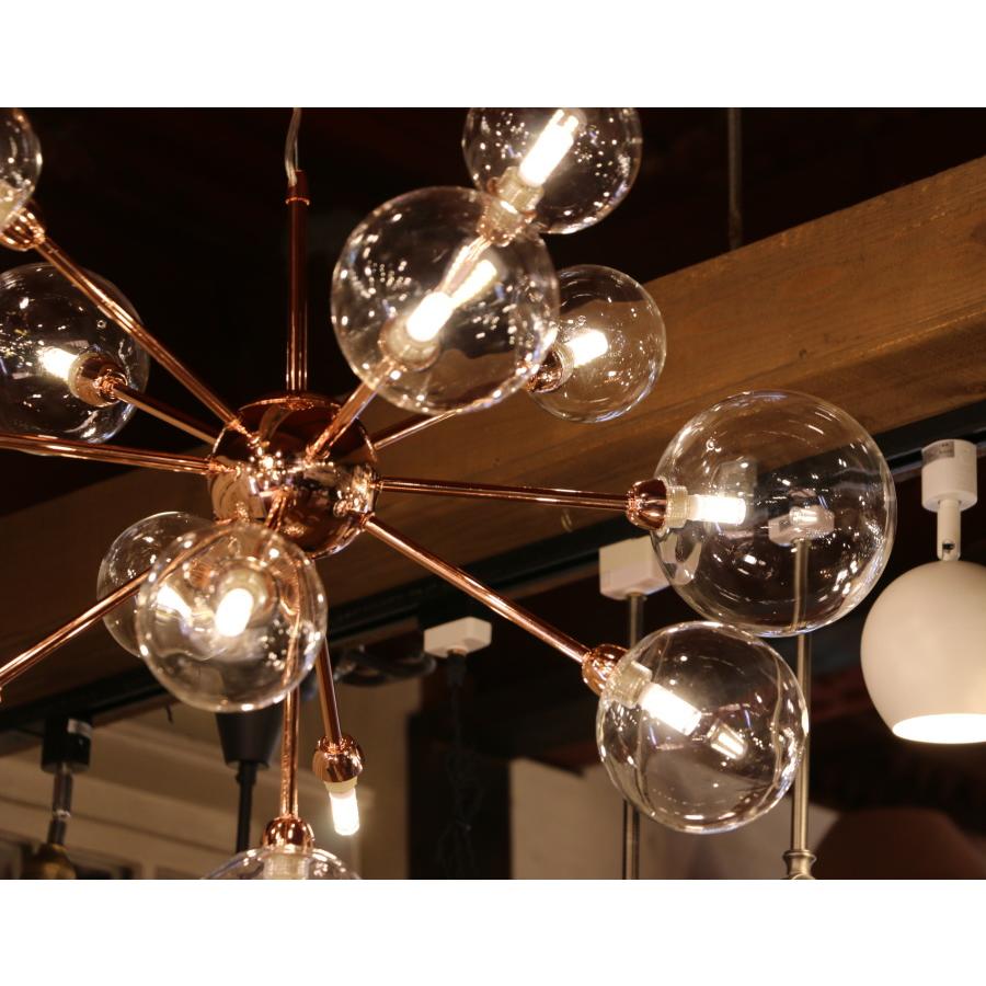 LED 付き 】13灯 バブルシャンデリア - Bulle ブル バブル ガラス