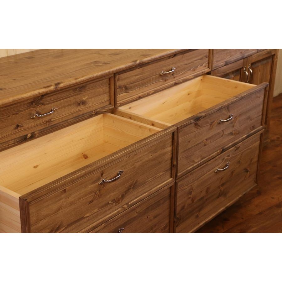 キャビネット クラシック W3000 オーダーメイド カントリー家具 完成品