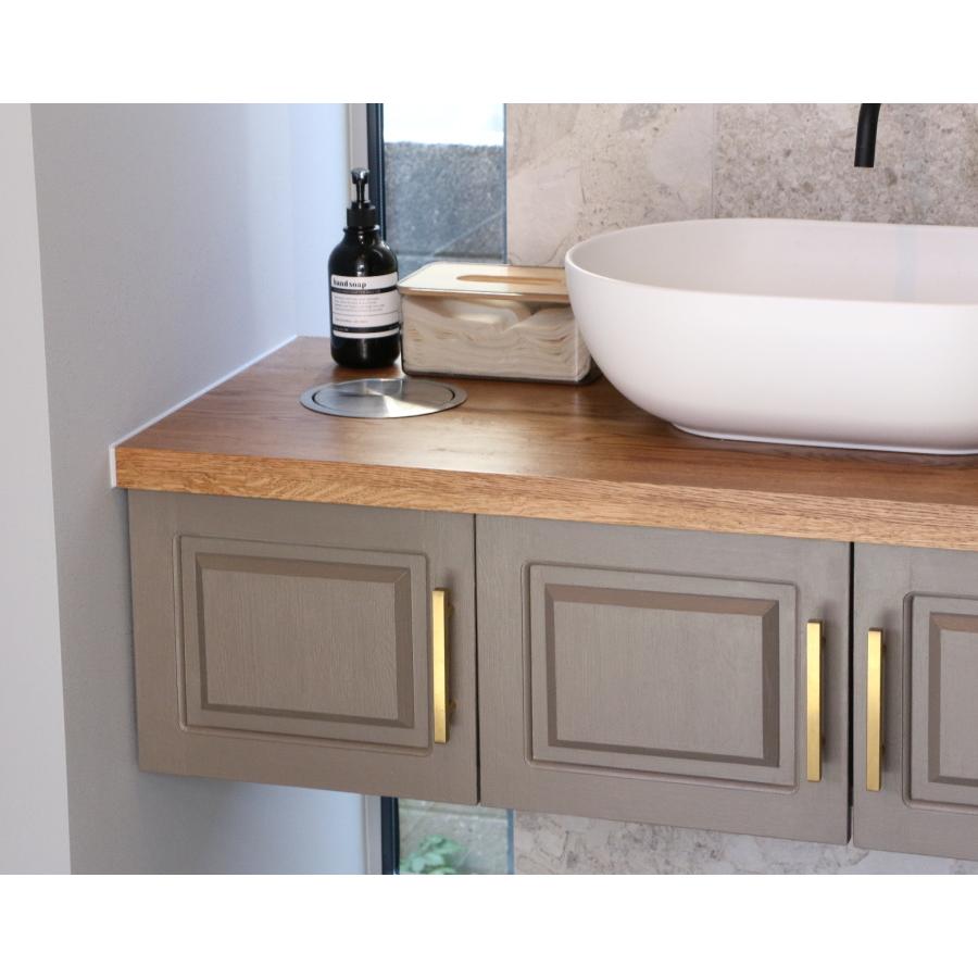 アメリカン ホテルライク シリーズ 】 オーク 材 天板 仕様 洗面台