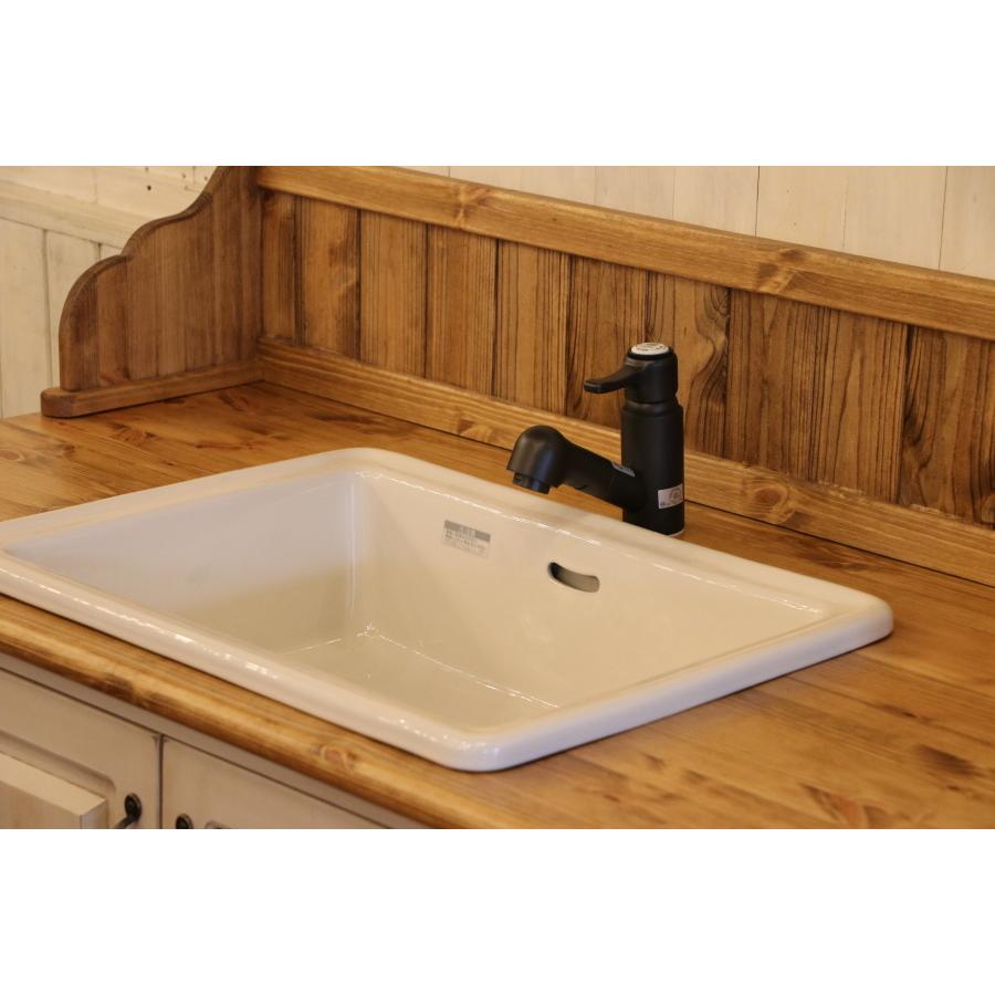 洗面台 クラシック ウォッシュキャビネット チェスト セット W1800