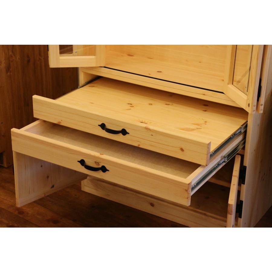 折れ戸 お仏壇 ガラス扉 タイプ 幅80 高さ190 日本製 手作り 木 木製