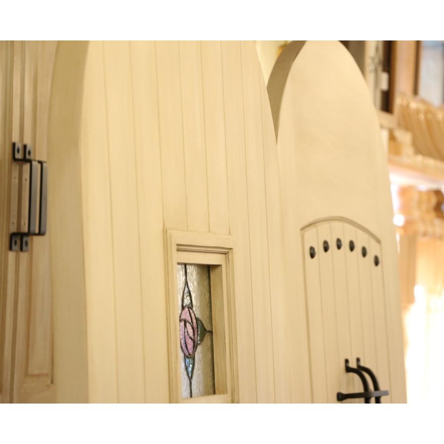アーチ型ドア★室内用★ストライプ★木製ドア★無塗装★740×1960×35㎜★建具★DIY【現品特価★展示品】② アーチドア カントリー オーダードア アーチ 室内用 オーダー家具