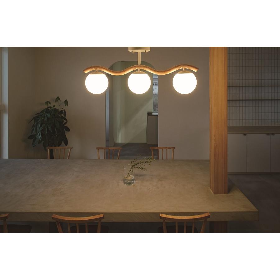 【丸型LED電球付き】 3灯ペンダントライト 天井照明 引掛けシーリング リビング ダイニング  店舗 インテリア ヴィンテージ - 3454TL -の画像