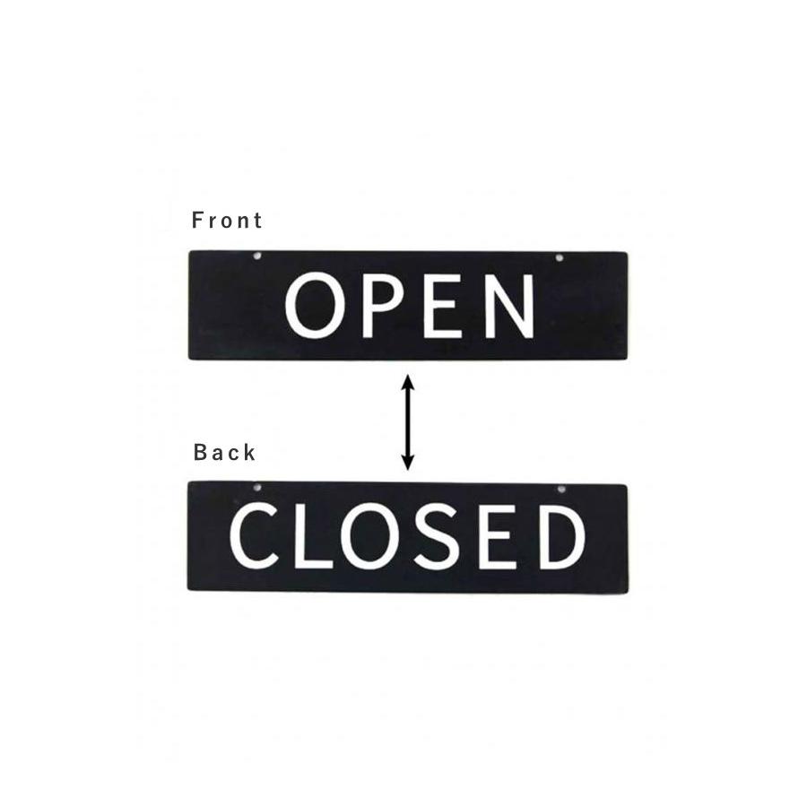 アイアン サイン OPEN ／ CLOSED 表札 数字 案内 ドア 雑貨 店舗