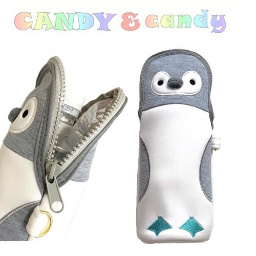 カワイイ ペンギンのペットボトルポーチ　≪メール便対応≫｜candy-candy