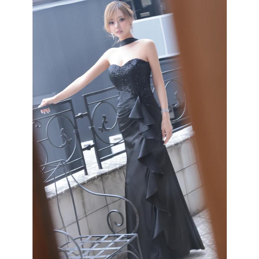 ドレス エンジェルアール angelr ストレッチ ロング 黒