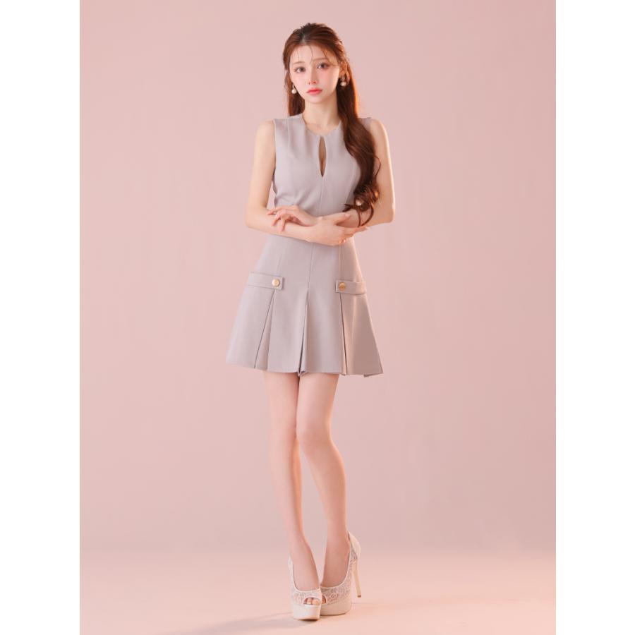 新色追加】【再入荷】【DEA. by ROBE de FLEURS】スリットネック