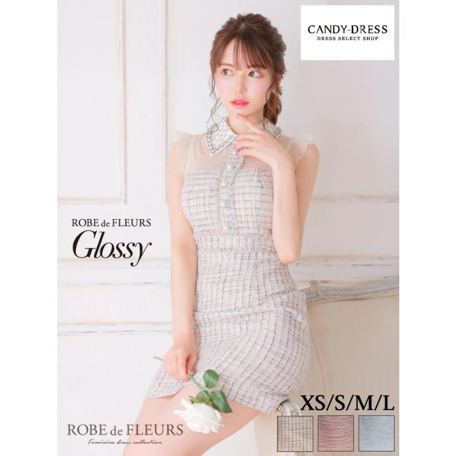 ROBE de FLEURS Glossy 新作ドレス XS