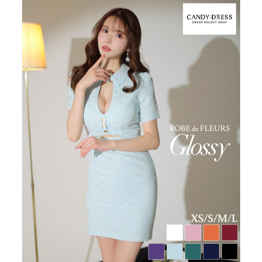 ROBE de FLEURS Glossy / ローブドフルールグロッシー】 ワン ROBE de FLEURS Glossy / ローブドフルールグロッシー】 ワン