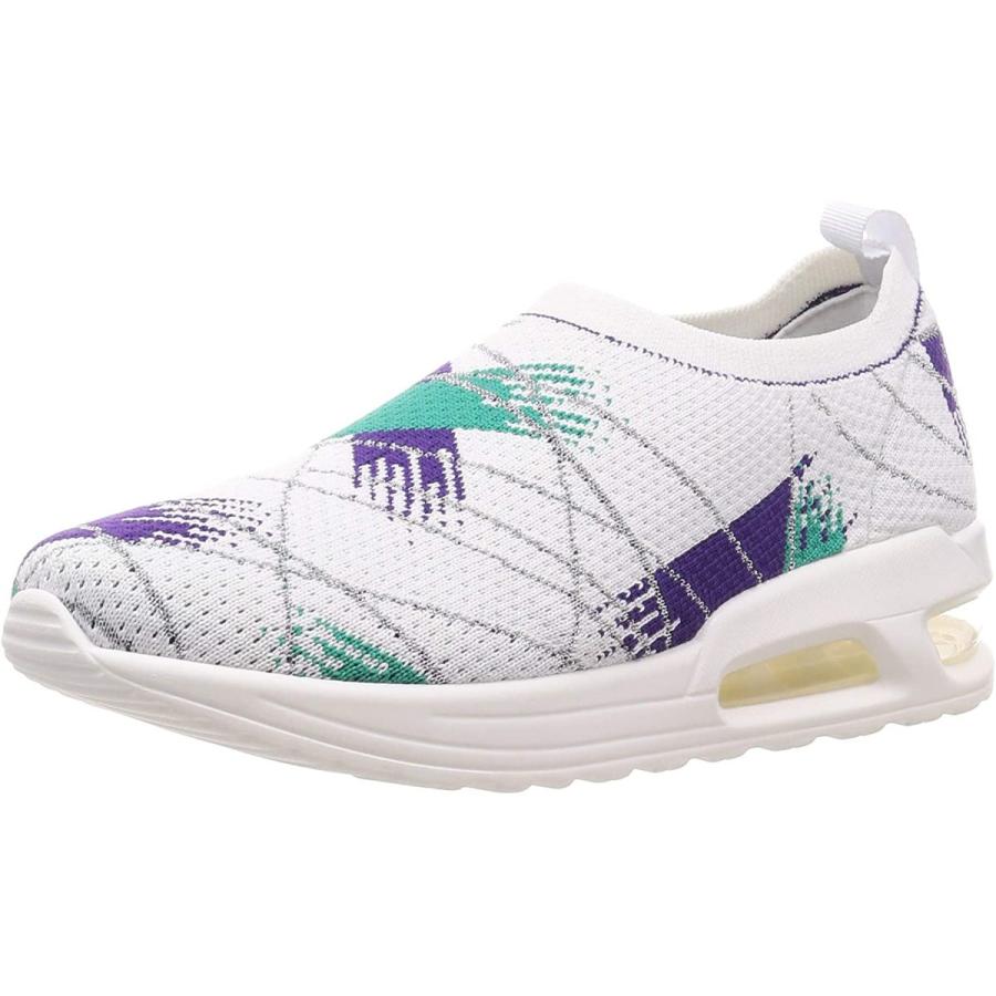 驚きの価格が実現 レディース ニットスニーカー エアークッション スニーカー ゴムゴム 99 5100 Cm 22 0 22 5 ホワイト バッグ