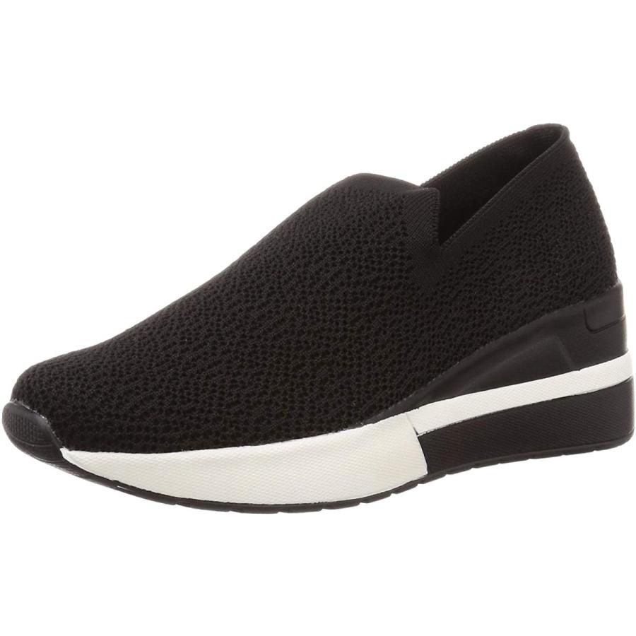 21年春の ゴムゴム スニーカー 厚底ウエッジソール ラメニットスニーカー レディース 99 5003 ブラック 25 Cm シューズ Ap Wb Pl