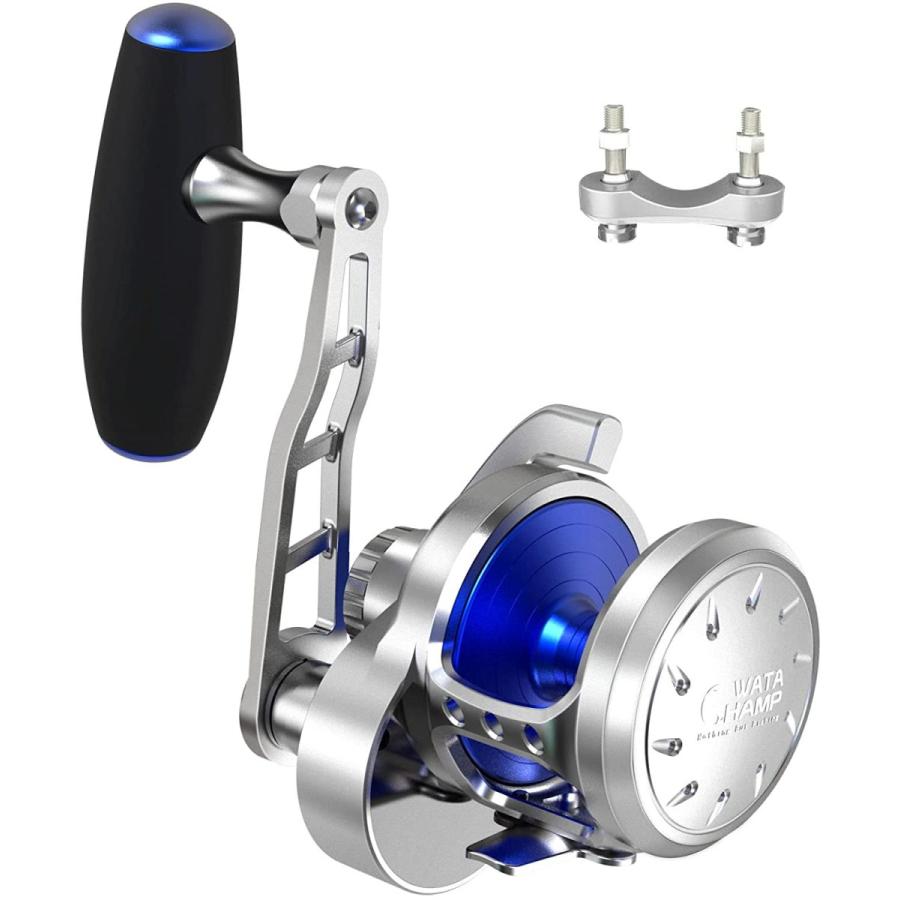 アウトレット ワタチャンプ Watachamp ジギングリール Caribbean ベイトリール ジギング専用 大物用 レバードラグリール パワーハンドル 全身ス 訳ありセール格安 Linelinux Com Br