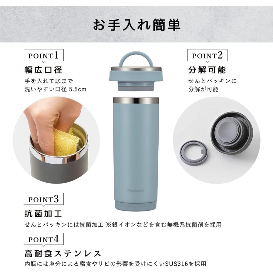 Sale 55 Off ステンレスボトル 対応 スポーツドリンク 加工 抗菌 せん パッキン 水筒 ピーコック タンブラーボトル Aks R40 スモーキーブルー 0 4l 水筒 Www We Job Com