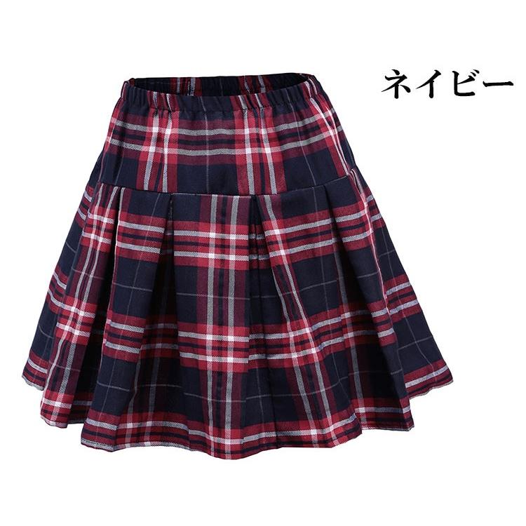 レディース チェック柄 ミニスカート プリーツスカート 裏地付き