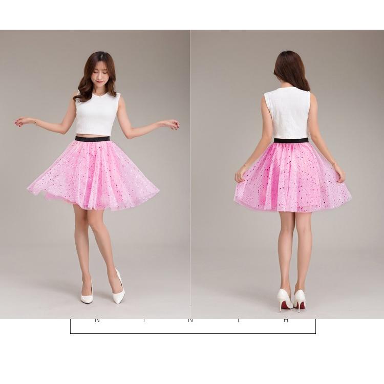 レディース ラメ入り チュールスカート ミニスカート ひざ丈 ミニ丈
