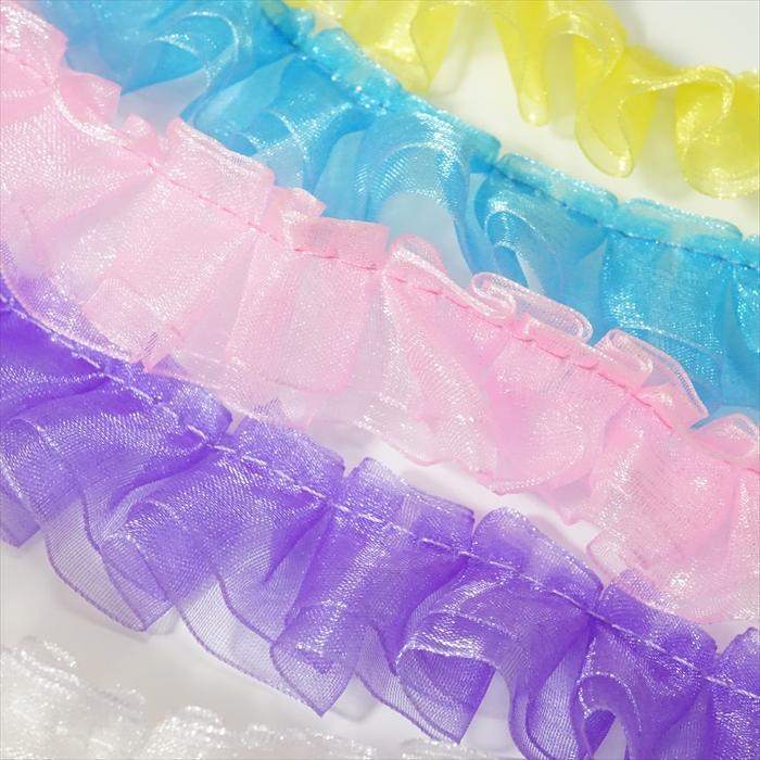 ダブル プリーツリボン 幅25mm【長さ：50cm】 : Candy Smileヤフー