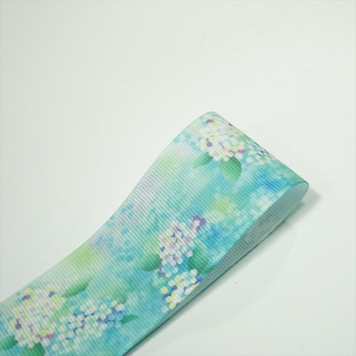 花柄赤系・青系 グログランリボン 38mm : Candy Smileヤフー