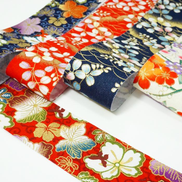 生地リボン　和柄　４０ｍｍ |  | 09