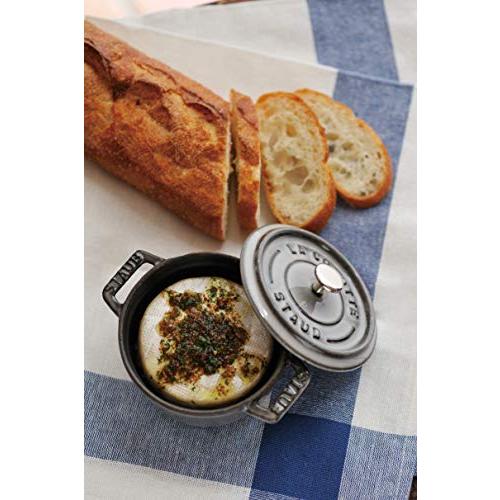 staub ストウブ 「 ミニ ピコ ココット ラウンド グレー 12cm 」 小さい 両手 鋳物 ホーロー 鍋 IH対応 【日本販売品】 La Cocotte Round 40509-474 staub ストウブ ミニ ピコ ココット ラウンド グレー 12cm 小さい 両手 鋳物 ホーロー IH対応 日本販売品 La Cocotte Round