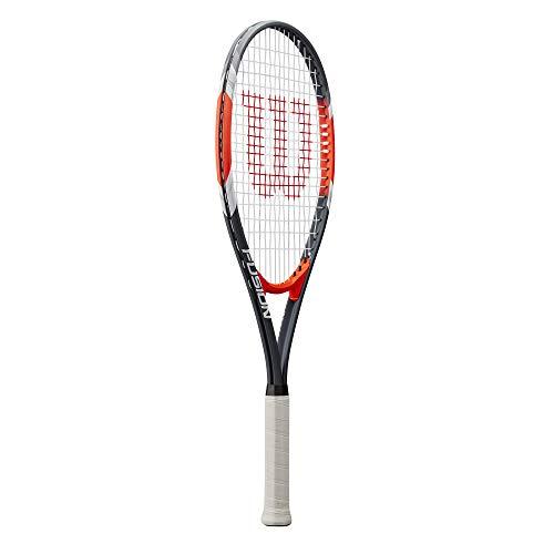 Wilsonテニスラケット、FUSION XL、レッド/ブラック、ハンドルサイズL3、WRT30270U3 Wilsonテニスラケット FUSION XL レッド/ブラック ハンドルサイズL3 WRT30270U3