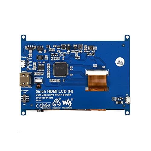 TOP1 Raspberry Pi Windows用5インチ容量性タッチスクリーンLCD（H