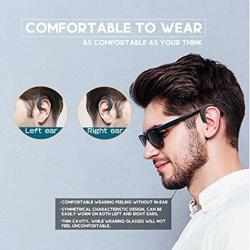 骨伝導ヘッドホンBluetoothオープンイヤーヘッドホンオープンエアヘッドホンIPX 5防水ヘッドホン (ブラック) 骨伝導ヘッドホンBluetoothオープンイヤーヘッドホンオープンエアヘッドホンIPX 5防水ヘッドホン ブラック