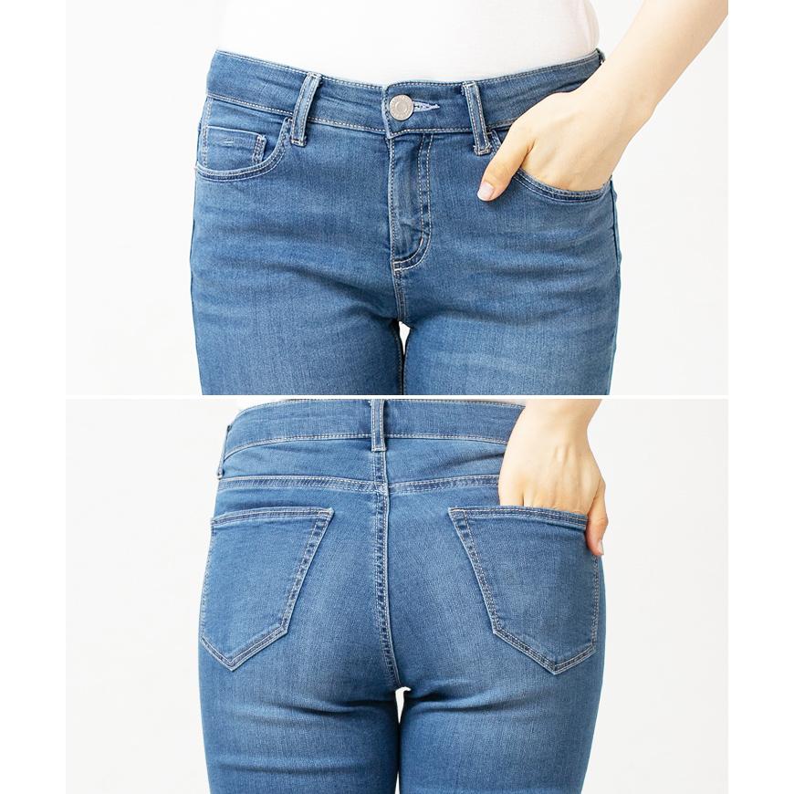 接触冷感 ストレッチ デニム スキニー パンツ COOL UV 遮蔽効果 接触冷感 ストレッチ デニム スキニー パンツ COOL UV 遮蔽効果