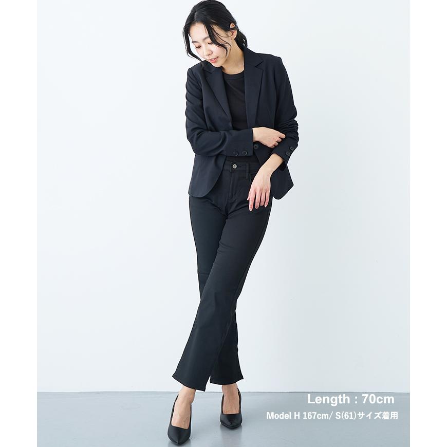 S〜7L】【Everyday Black Pants Series!!!】スリム ストレート パンツ