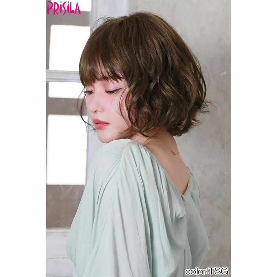 プリシラ オールウィッグ【ロリポップウェーブボブ】A-705耐熱 (送料